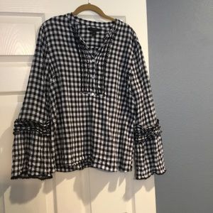 J. Crew Gingham Top. Excellent used condition!